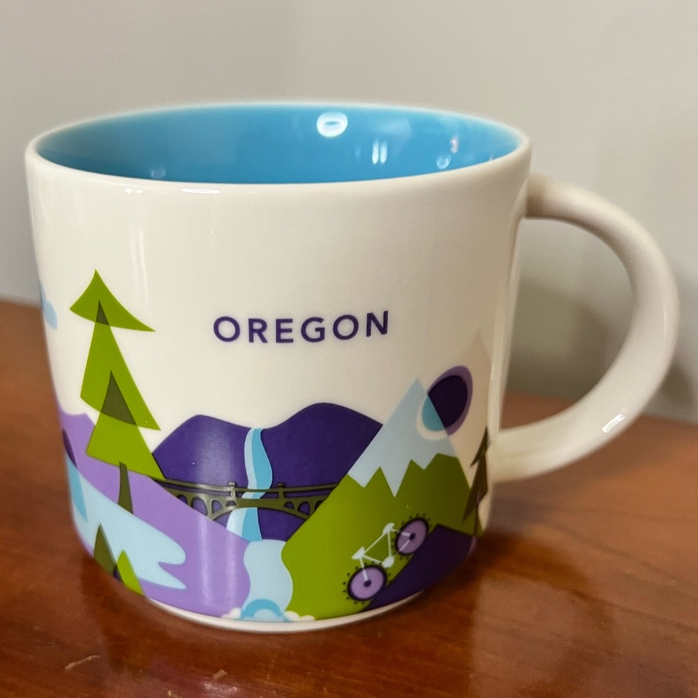 Oregon Scenic Starbucks Mug “you are here collection”